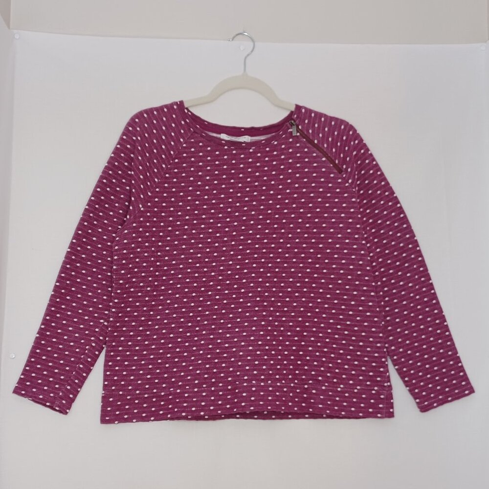 Women's Liz Claiborne Petite Size PXL Poka Dot Sweater